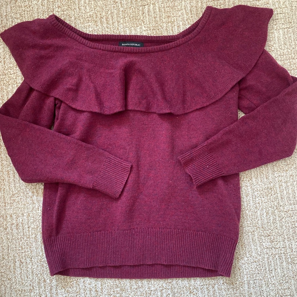 Banana Republic Off the Shoulder Sweater